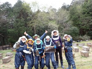We held beekeeping training in Gifu!